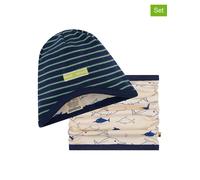 loud + proud 2tlg. Set: Mütze und Loop-Schal in Beige - Größe 98/104 | Baby Muetzen