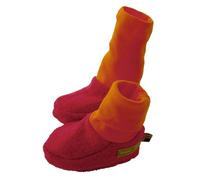 loud + proud 727 - Schuhe Teddy aus 100% Bio-Baumwolle, Größe 50/56, rosenrot