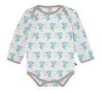 loud + proud Baby Body Langarm, GOTS-zertifiziert Blau (Koala) 74/80