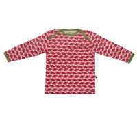 loud + proud Baby Jungen Langarm aus Bio Baumwolle, Gots Zertifiziert Sweatshirt, Pink (Rosenrot ), 110-116 EU