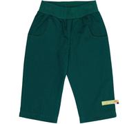 loud + proud Baby & Kinder Hose Twill mit Futter, GOTS-zertifiziert Bottle(Grün) 74/80