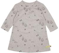 loud + proud Baby & Kinder Kleid Strukturstrick, GOTS-zertifiziert Silver(Grau) 122/128