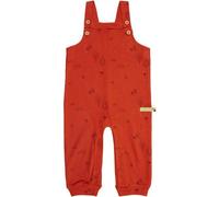 loud + proud Baby & Kinder Latzhose Strukturstrick, GOTS-zertifiziert Terracotta(Orange) 86/92