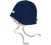 loud + proud Baby & Kinder Mütze Fleece, GOTS-zertifiziert Ultramarine(Blau) 74/80