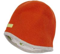 loud + proud Baby & Kinder Mütze Wollfleece, GOTS-zertifiziert Terracotta(Orange) 110/116