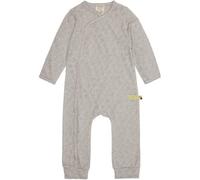 loud + proud Baby & Kinder Overall Jacquard Strick, GOTS-zertifiziert 74/80 Silver(Grau)