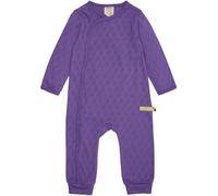 loud + proud Baby & Kinder Overall Jacquard Strick, GOTS-zertifiziert Violet(Lila) 62/68