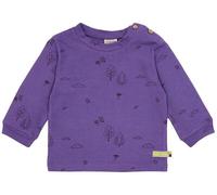 loud + proud Baby & Kinder Shirt Strukturstrick, GOTS-zertifiziert Violet(Lila) 86/92