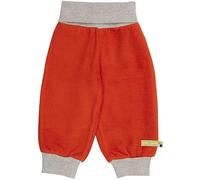 loud + proud Baby - Mädchen Fleece, GOTS Zertifiziert Freizeithose, Terracotta, 80 EU