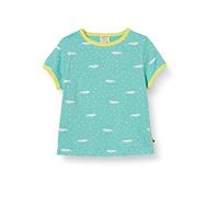 loud + proud Baby - Mädchen T-Shirt Allover Print Organic Cotton T-Shirt, per Pack Grün (Mint MIN), 62/68 (Herstellergröße: 62/68)