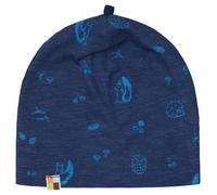 loud + proud Babys & Kinder Beanie aus Slub Jersey mit Druck, GOTS-zertifiziert Ultramarine(Blau) 98/104