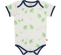 loud + proud Babys & Kinder Body kurzarm Druck, GOTS-zertifiziert Opal(Grün) 74/80
