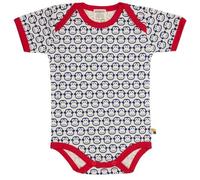 loud + proud Babys & Kinder, Body Kurzarm, GOTS-zertifiziert Ultramarine (Blau) 74/80