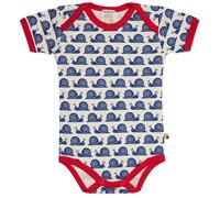 loud + proud Babys & Kinder, Body Kurzarm, GOTS-zertifiziert Ultramarine (Blau) 86/92