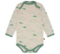 loud + proud Babys & Kinder Body langarm Druck, GOTS-zertifiziert Bamboo(Grün) 50/56