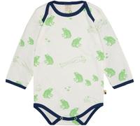 loud + proud Babys & Kinder Body langarm Druck, GOTS-zertifiziert Opal(Grün) 86/92