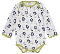 loud + proud Babys & Kinder Body langarm Druck, GOTS-zertifiziert Ultramarin(Blau) 50/56