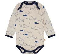 loud + proud Babys & Kinder Body langarm Druck, GOTS-zertifiziert Ultramarine(Blau) 86/92