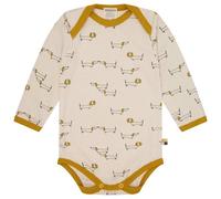 loud + proud Babys & Kinder Body langarm mit Druck, GOTS-zertifiziert Curry(Gelb) 62/68