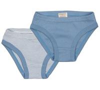 loud + proud Babys & Kinder Doppelpack Slips aus Feinripp, GOTS-zertifiziert Dusk/Blau 122/128