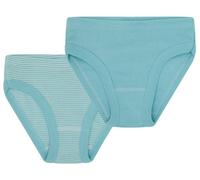 loud + proud Babys & Kinder Doppelpack Slips aus Feinripp, GOTS-zertifiziert Lagoon(Blau) 110/116