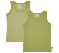 loud + proud Doppelpack Kinder Unterhemd, Tanktop, Feinripp aus Bio Baumwolle und GOTS Zertifiziert