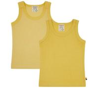 loud + proud Babys & Kinder Doppelpack Unterhemden aus Feinripp, GOTS-zertifiziert Gold(Gelb) 98/104
