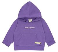 loud + proud Babys & Kinder Hoodie aus weichem Sweat-Material, GOTS-zertifiziert Violet(Lila) 110/116