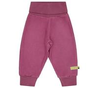 loud + proud Babys & Kinder Hose aus Baumwoll-Fleece, GOTS-zertifiziert Grape(Rosa) 122/128