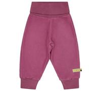 loud + proud Babys & Kinder Hose aus Baumwoll-Fleece, GOTS-zertifiziert Grape(Rosa) 74/80