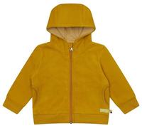 loud + proud Babys & Kinder Jacke aus Baumwoll-Fleece, GOTS-zertifiziert Curry(Gelb) 122/128
