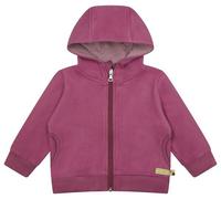 loud + proud Babys & Kinder Jacke aus Baumwoll-Fleece, GOTS-zertifiziert Grape(Rosa) 122/128