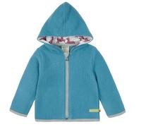 loud + proud Babys & Kinder Jacke Wollfleece, GOTS-zertifiziert 74/80 Topaz(Petrol)