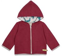loud + proud Babys & Kinder Jacke Wollwalk, GOTS-zertifiziert 74/80 Berry(Pink)