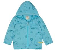 loud + proud Babys & Kinder Kapuzenjacke mit Druck, GOTS-zertifiziert Cyan(Petrol) 74/80