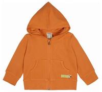 loud + proud Kapuzenjacke Rippenstruktur, GOTS zertifiziert