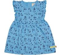 loud + proud Babys & Kinder Kleid aus Musseline Jersey mit Druck, GOTS-zertifiziert Basin(Blau) 74/80
