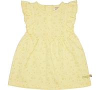 loud + proud Babys & Kinder Kleid aus Musseline Jersey mit Druck, GOTS-zertifiziert Blonde(Gelb) 74/80