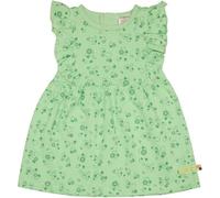 loud + proud Babys & Kinder Kleid aus Musseline Jersey mit Druck, GOTS-zertifiziert Opal(Grün) 98/104
