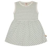 loud + proud Babys & Kinder Kleid Streifen mit Leinen, GOTS-zertifiziert Bamboo(Grün) 110/116