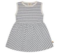 loud + proud Babys & Kinder Kleid Streifen mit Leinen, GOTS-zertifiziert Ultramarine(Blau) 74/80