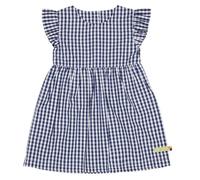 loud + proud Babys & Kinder Kleid Vichy-Karo, GOTS-zertifiziert Ultramarin (Blau) 110/116