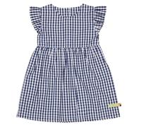 loud + proud Babys & Kinder Kleid Vichy-Karo, GOTS-zertifiziert 122/128 Ultramarin (Blau)