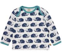 loud + proud Babys & Kinder Langarm Oberteil, GOTS-zertifiziert Blau (Mammut) 74/80