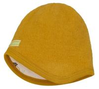 loud + proud Babys & Kinder Mütze Wollfleece, GOTS-zertifiziert Curry(Gelb) 110/116