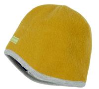 loud + proud Babys & Kinder Mütze Wollfleece, GOTS-zertifiziert Curry(Gelb) 74/80