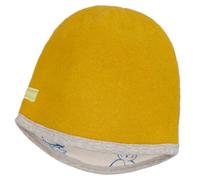 loud + proud Babys & Kinder Mütze Wollfleece, GOTS-zertifiziert Curry(Gelb) 98/104