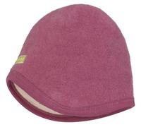 loud + proud Babys & Kinder Mütze Wollfleece, GOTS-zertifiziert Grape(Rosa) 98/104