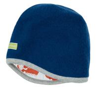 loud + proud Babys & Kinder Mütze Wollfleece, GOTS-zertifiziert Ultramarin(Blau) 74/80