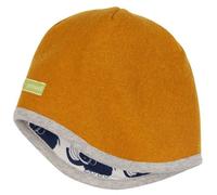 loud + proud Babys & Kinder Mütze Wollwalk, GOTS-zertifiziert Curry(Gelb) 86/92